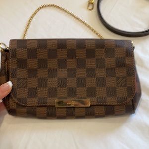 Louis Vuitton Ebene Favorite Crossbody/Clutch EUC